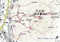 三上山（近江富士）軌跡図