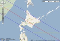 2030年6月1日 北海道の大部分で金環日食