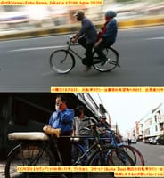 画像シリーズ182「コタトゥア（バタビア時代の旧市街地）地区の自転車タクシーは、パンデミック真っ只中で耐え忍んでいる」”Ojek Sepeda Kota Tua Mencoba Bertahan di Tengah Pandemi”