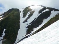 大朝日岳　Ｙ字雪渓の滑走