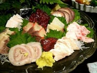日本の伝統食　鯨料理をおまかせコースでいただきましょう　