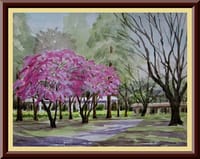 2021-45 寒緋桜の咲く公園-2　　私のできるキャベツの料理　