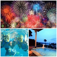館山湾で夏休み♪関東地方最大級の水中花火を観に行こう！～昼はシュノーケルで楽しもう～