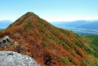 紅葉の「茅ヶ岳」ハイキング