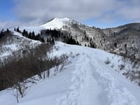 『武奈ヶ岳』比良山地最高峰の爽快な雪稜を歩く 2024