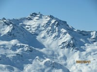 フランス　ヴァルトランススキー場　3200mの頂上から一気滑り