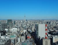 TOKYO都心の高層ビルからの200mプラスの眺望；X’mas week