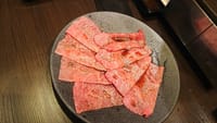 焼き肉(超レア焼き)