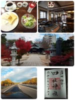 松本城、四柱神社散策とランチ
