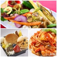 イタリアン♪焼き野菜とパスタは海老・帆立の海鮮ペスカトーレを堪能しましょう(^^♪