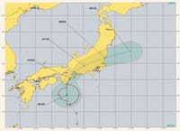 台風が北上・７月２７日今朝の気温26.4℃