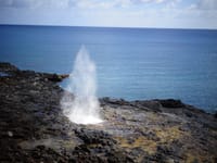 2019年冬のハワイ旅行(8)カウアイ島にもあった潮吹き岩