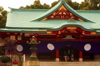 赤坂見附で降りて日枝神社、弁慶橋周辺を歩く、、