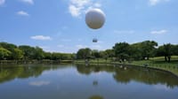 大仙公園　試験運行を開始したガス気球（２０２３年４月２７日）LUMIX DC S5
