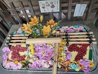 下谷神社の七夕花手水