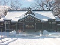 札幌　護国神社と二条市場　「冬の札幌・函館周遊」から