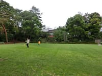 旧近衛文麿邸、荻外荘（荻窪）、芝の緑がまぶしい！