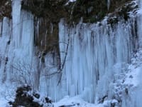 雪景色ー横谷峡の氷瀑