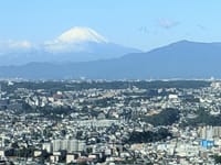 富士山、月、ランドマークタワー