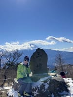 雪の三ツ峠山と大菩薩嶺
