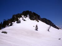 景鶴山　残雪期のみの山