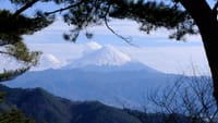昇仙峡索道頂上と八ヶ岳山麓からの富嶽二景