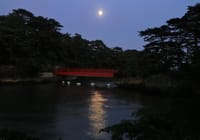 必見の「撮って置き」年に一度の松島渡月橋