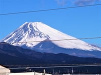 今日の富士山と三が日の初詣