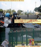 画像シリーズ381「 “独立広場” は閉鎖され、住民は失望」”Taman Monas Ditutup, Warga Kecewa”