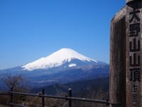 富士山眺めながらのキムチ鍋＠大野山（722m）