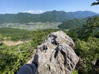 金比羅山 Y懸尾根 岩稜登攀とロープワーク練習