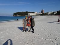 ブラジルの姉妹たちを案内して(20) 白浜海岸、法隆寺、東大寺