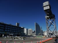 　横浜の新複合施設　「横浜ハンマーヘッド」が開業した、新港地区の　「新港ふ頭客船ターミナル」