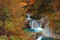 夜明けのほったらかし温泉 と 紅葉の西沢渓谷ハイキング