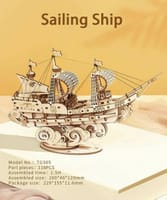 2023/6/2 3Dパズル　帆船