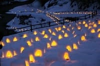 雪景色の湯西川温泉で【新年会】幻想的なかまくら祭りも☆彡