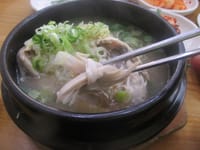 釜山の友人からの贈り物「高麗参鶏湯」＆．韓国本場の「参鶏湯」専門店の味