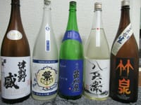 ５月の日本酒・・・あちこちで買いました。