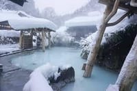 ２０２４年　２月２月２８日～２９日　雪の乳頭温泉「鶴の湯」　田沢湖スキー場でスキーも可能