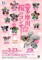 🌸二ケ領せせらぎ館　♬多摩川桜のコンサート