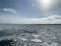 オホーツクの流氷を撮りにきてます。