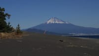 今日は清水からの富士山