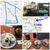 緑道歩き→回転寿司→映画