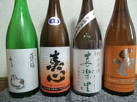 ８月の日本酒・・・地元以外で買ってきたお酒ばかり