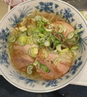 チャーシュー麺の夕食