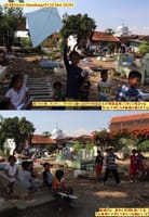 画像シリーズ109「公共埋葬墓地（TPU）で凧揚げをしながら時間を過ごす子供の肖像画」”Potret Anak-anak Mengisi Waktu Sambil Bermain Layang-layang di TPU”
