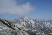 残雪の剣岳