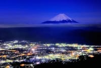 満月の富士山を撮る?（甘利山）