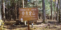 紅葉の「奈良倉山〜大マテイ山」ハイキング