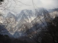厳冬期、西丹沢檜洞丸を登ります 